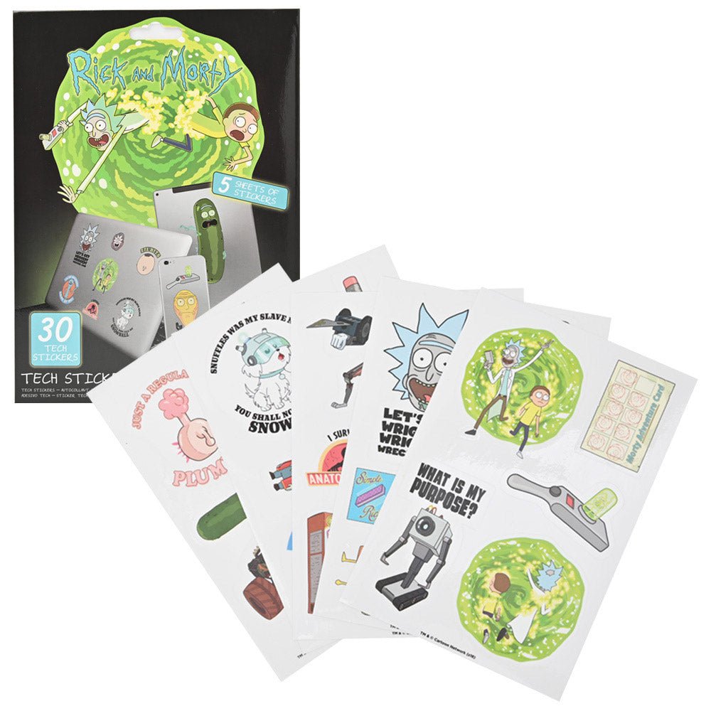 RICK AND MORTY リックアンドモーティ - Adventures / Tech Sticker(30種類) / ステッカー - PGS